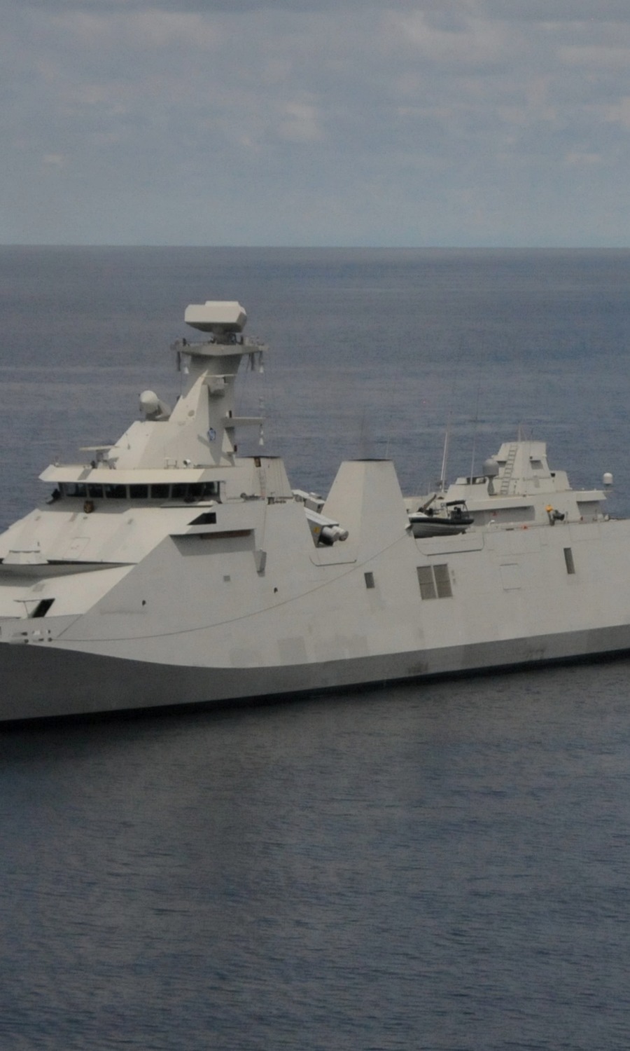 Naval vessel at sea